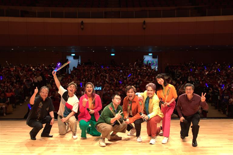 4/23就是i A Cappella音樂會-MICappella演出-觀眾大合照